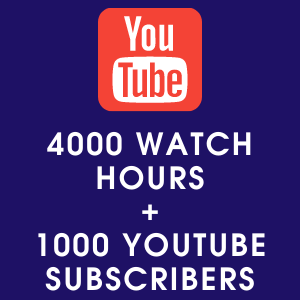 4000 youtube watch hours