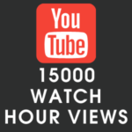 Youtube 15000 Watch Hour Views